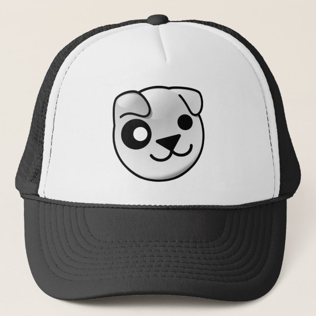 Puppy logo trucker hat (Front)