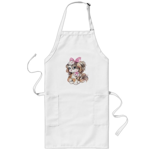 Puppy Long Apron (Front)
