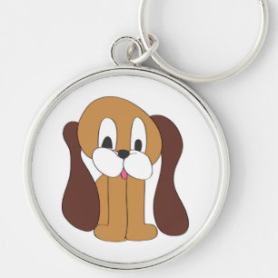 PUPPY LONG EARS KEY RING