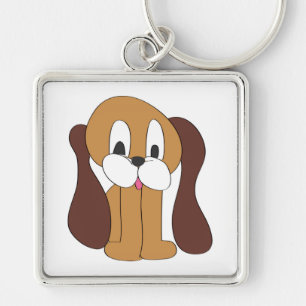 PUPPY LONG EARS KEY RING