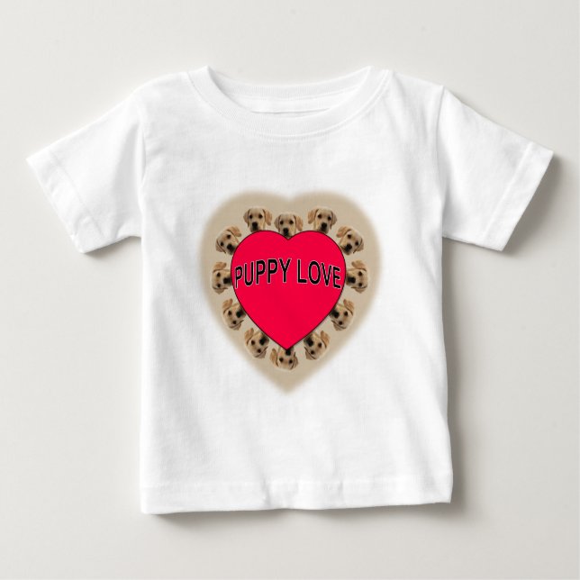 Puppy Love Baby T-Shirt (Front)