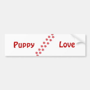 Puppy Love Bumper Sticker