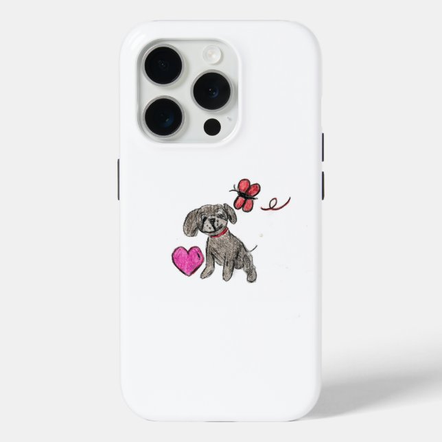 Puppy Love Case-Mate iPhone Case (Back)