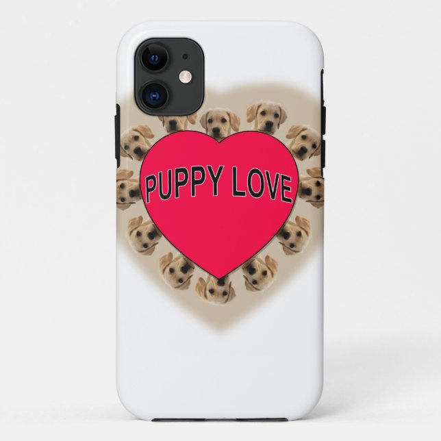 Puppy Love Case-Mate iPhone Case (Back)