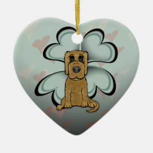Puppy Love Ceramic Ornament