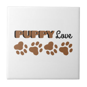 Puppy Love Ceramic Tile