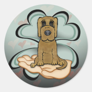 Puppy Love Classic Round Sticker