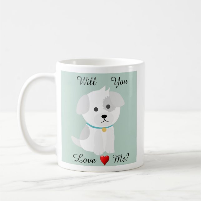 Puppy Love Coffee Mug (Left)
