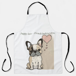 Puppy love - French bulldog style Apron