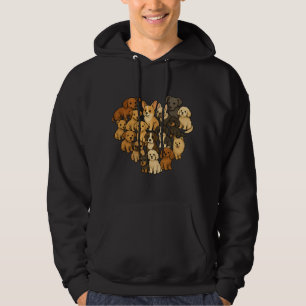 Puppy Love - Heart Made of Dogs Hoodie