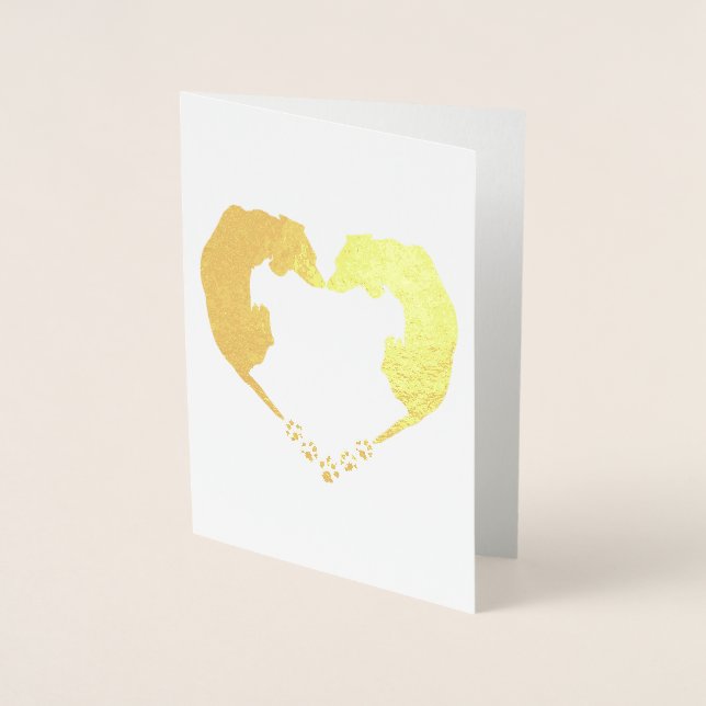 'Puppy Love' Heart Shaped Dex Card (Front)
