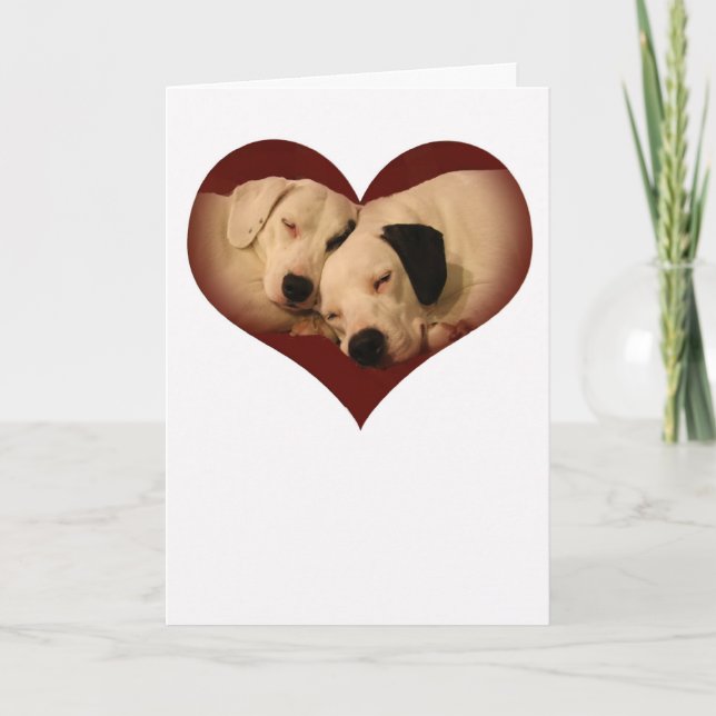Puppy Love Holiday Card (Front)