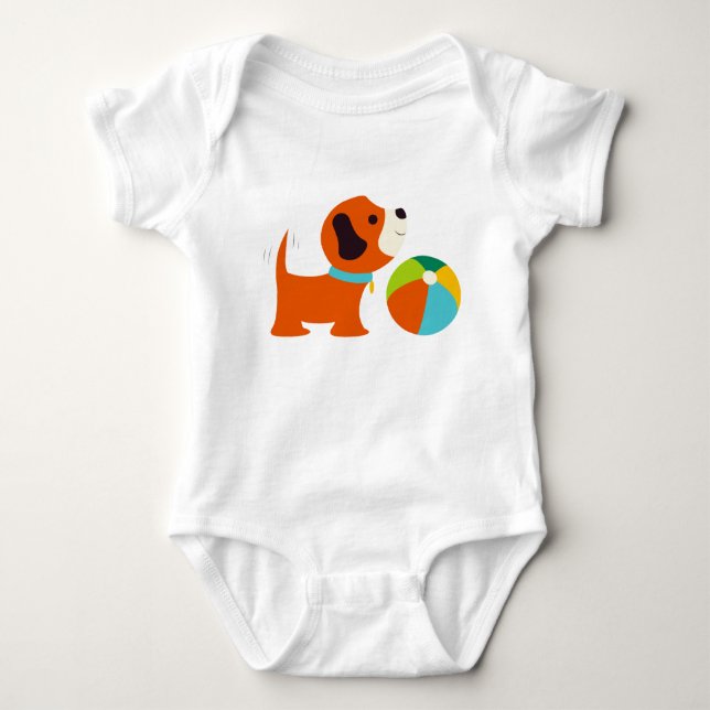 Puppy Love Infant Creeper (Front)