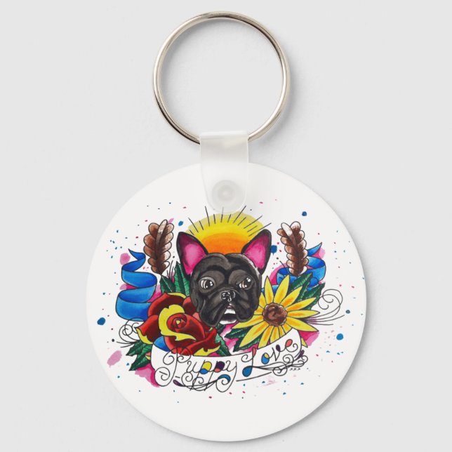 Puppy Love Key Ring (Front)