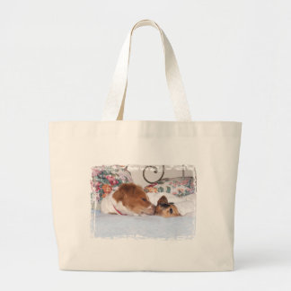 PUPPY LOVE LARGE TOTE BAG