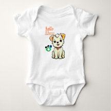 Puppy Love Liam Baby Bodysuit.