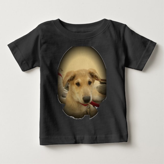 Puppy Love: Man's Best Friend Baby T-Shirt (Front)