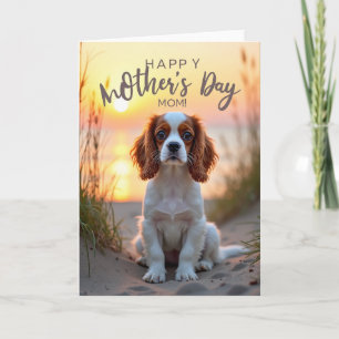 Puppy Love Mothers Day Portrait Card