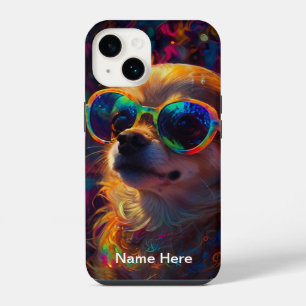 Puppy Love on Holiday iPhone 14 Case