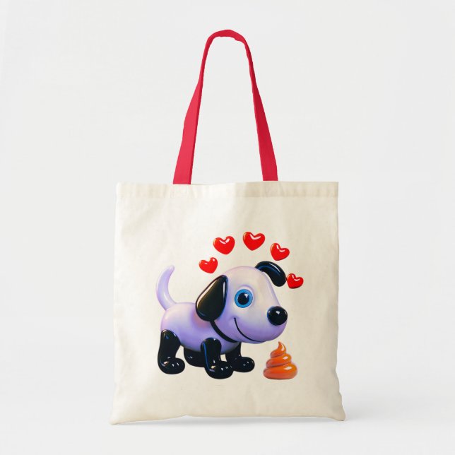 Puppy Love Oops Tote Bag (Front)