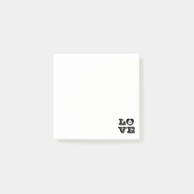 Puppy Love Post-it Notes (Front)