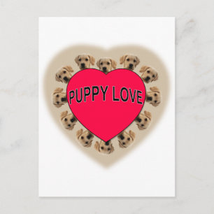 Puppy Love Postcard