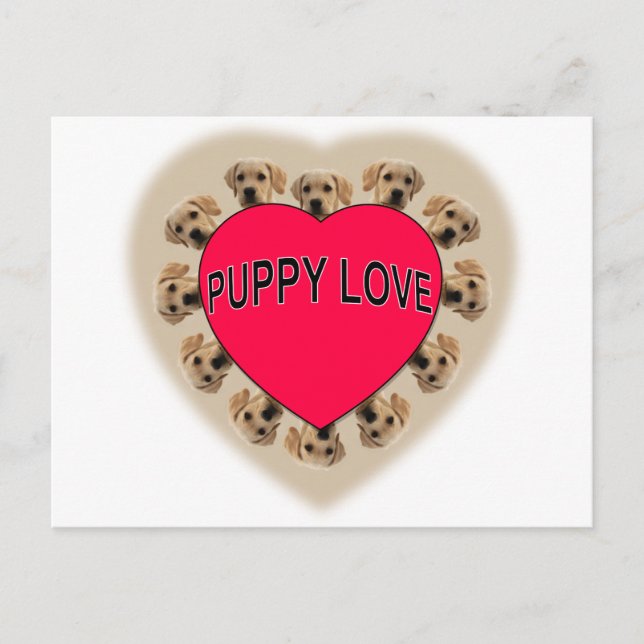 Puppy Love Postcard (Front)