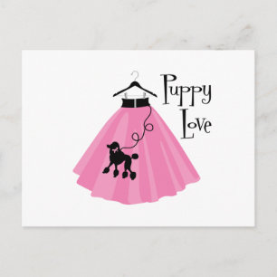 Puppy Love Postcard