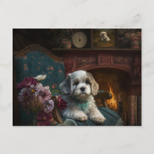 Puppy Love Postcard