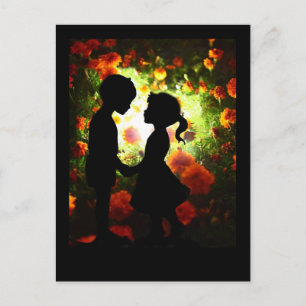Puppy Love Postcard