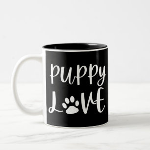 Puppy Love Two-Tone Coffee Mug