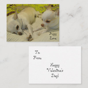 Puppy Love Valentine Note Cards