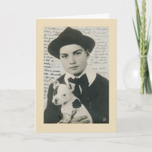 Puppy Love Vintage Birthday Card