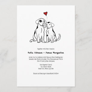 Puppy Love Wedding Invitation