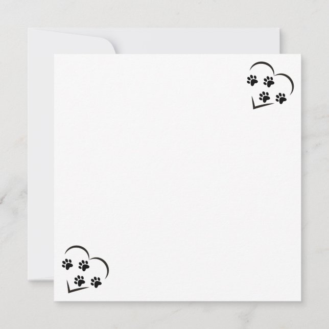 PUPPY LOVER INVITATION (Back)