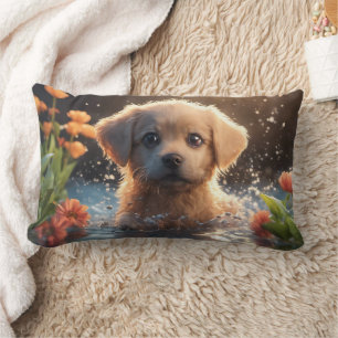 Puppy - Lumbar Pillow 13" x 21"