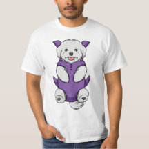 Puppy Maltese Baby Carrier T-shirt Men