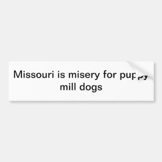 Puppy Mill Bumper Sticker