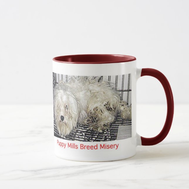 Puppy Mills Breed Misery Mug (Right)