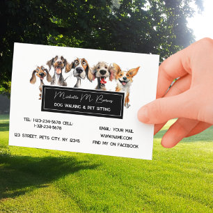 Puppy Modern Dog Walker Pet Sitting  Flyer