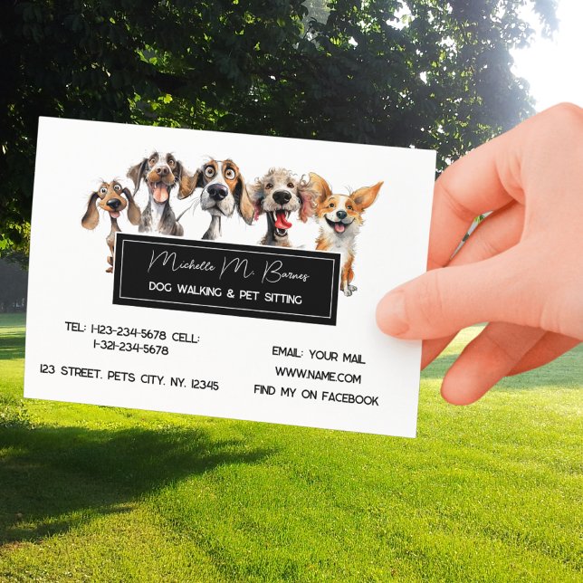 Puppy Modern Dog Walker Pet Sitting  Flyer (Creator Uploaded)