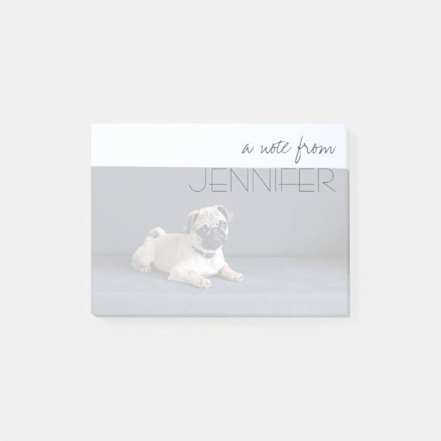 Puppy On Lounging Couch Post-it Notes (Front)