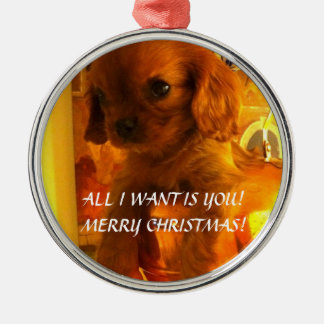 PUPPY ORNAMENT! METAL TREE DECORATION