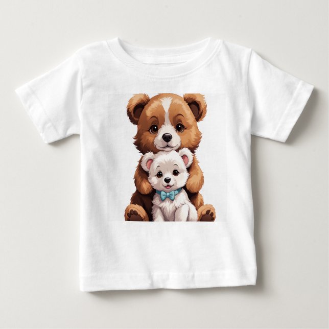 "Puppy Pals: Fun Dog T-Shirt for Kids" (Front)
