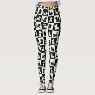 Puppy Parade Checkmate Leggings