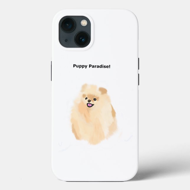 Puppy Paradise IPhone Case  (Back)