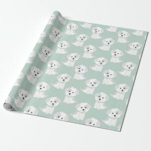 Puppy Pattern Wrapping Paper