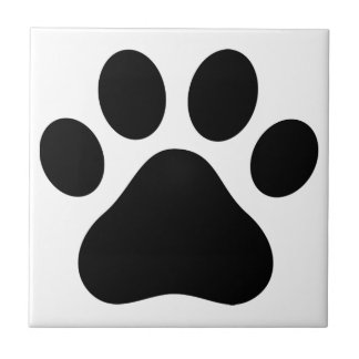 Puppy Paw Ceramic Tile