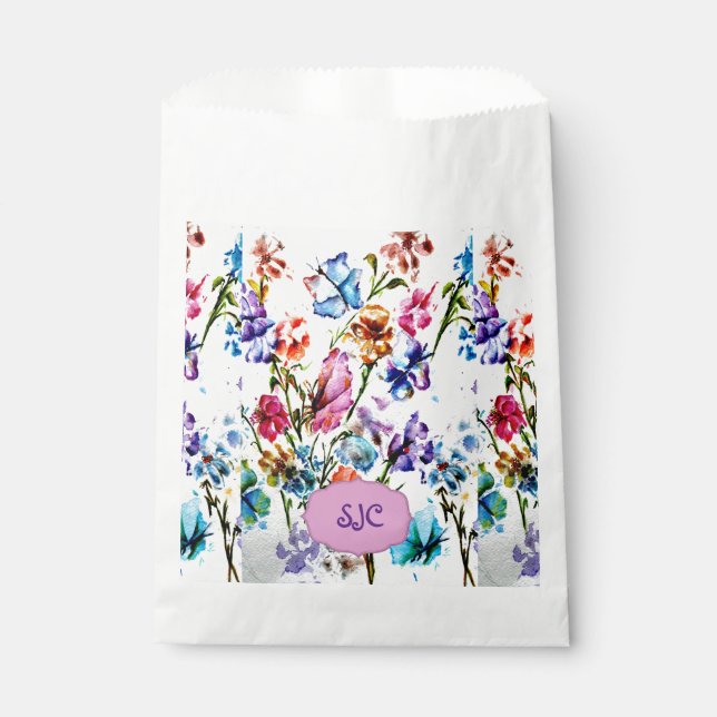 PUPPY PAW PRINTS | FAVOR BAGS (Front)