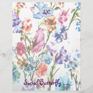 PUPPY PAW PRINTS LETTERHEAD